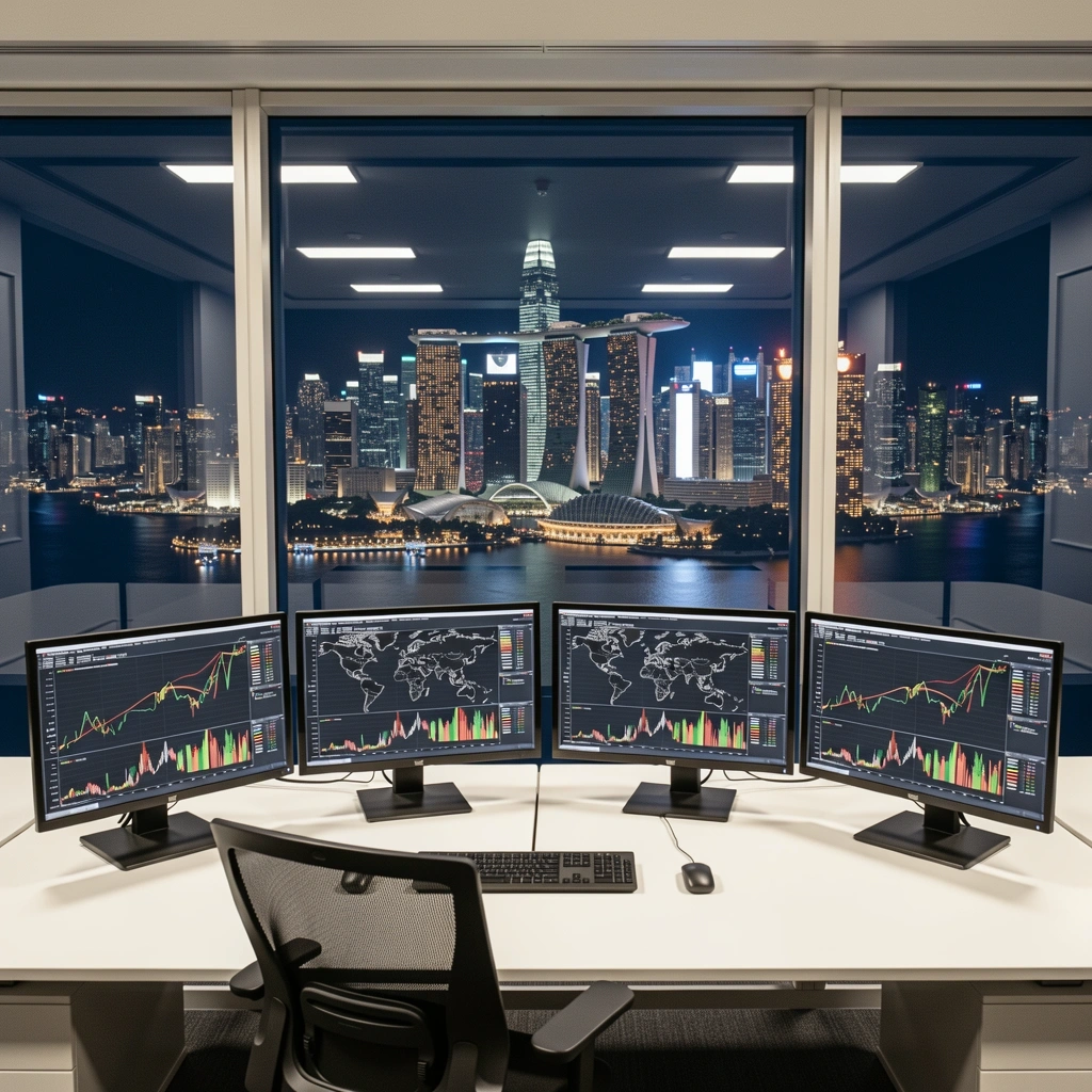 Market flow analytical hub in Singapore